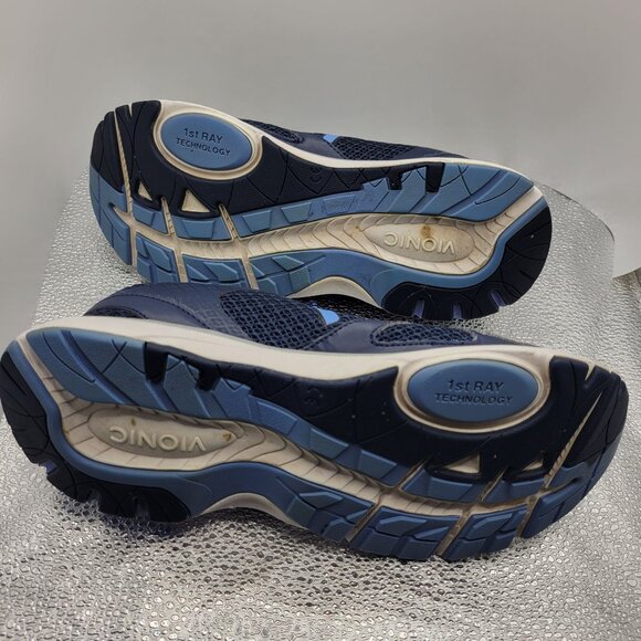 Vionic Womens Satima Sneakers 1st Ray Technology Navy Blue Mesh Comfort Shoes 9 - Picture 10 of 10